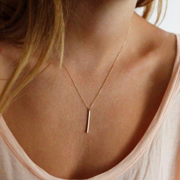 Jewelry - 4/$30 Minimalist Bar Necklace